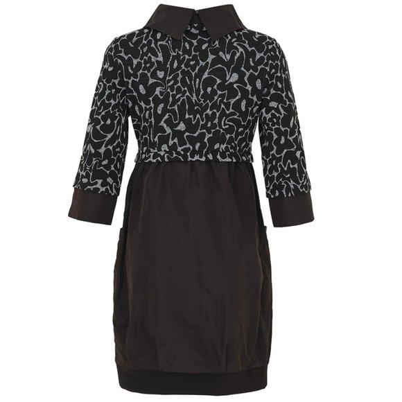 NWT Dolcezza Comfortable High Waisted Cocoon Dress With Tiny Polkadots - Picture 6 of 14